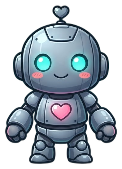 Cri3ate robot mascot
